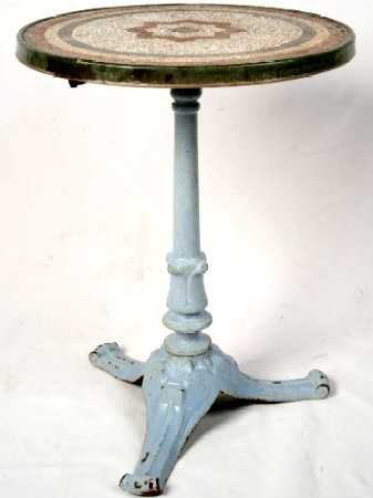 Cast Iron Base Outdoor Table